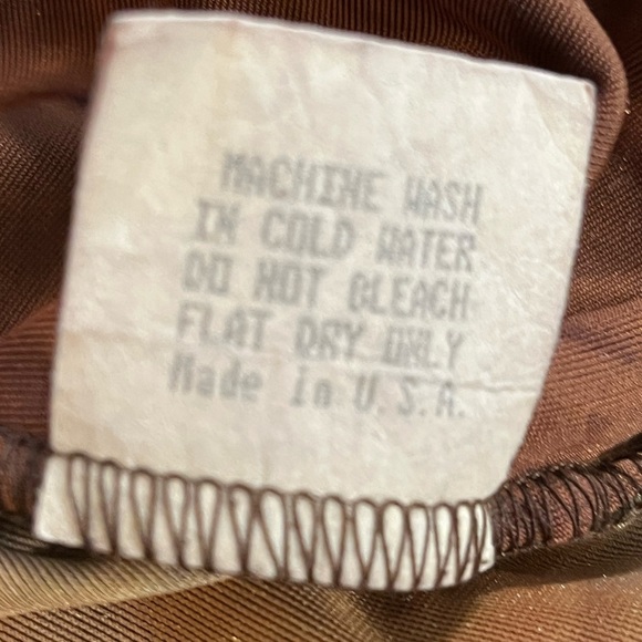 Wet Seal Velvet Wrap Y2K Top Floral PatternBlack and Brown Fall Bell Sleeves S - Picture 8 of 9